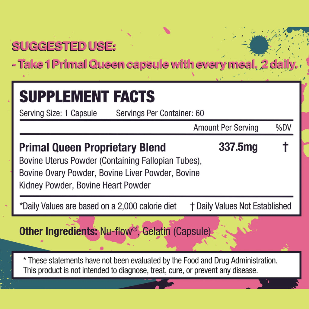 Primal Queen Beef Organ Superfood - 30 Day Refill