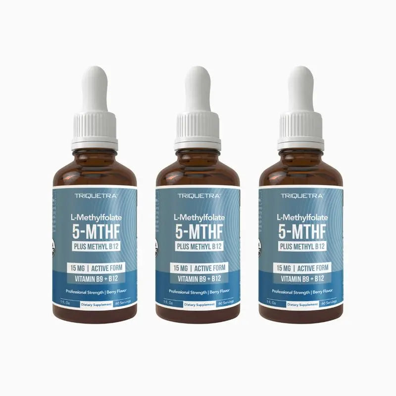L Methyl Folate 15mg + B12 Cofactor – Organic, Berry Flavor, Professional Strength, Liquid Active 5-MTHF Form, Supports Mood, Methylation, & Cognition fitness dietary