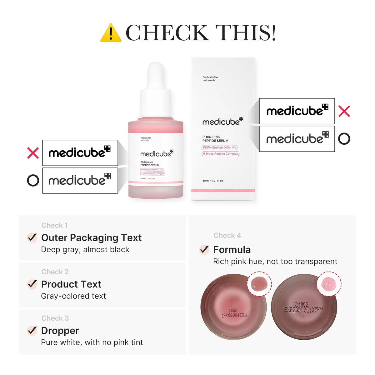 [medicube] PDRN Pink Peptide SerumㅣPink Glow SerumㅣSalmon DNA, Salmon PDRN, Peptides, Uneven Skintone, Glowy skin, Kbeauty, Korean Skincare