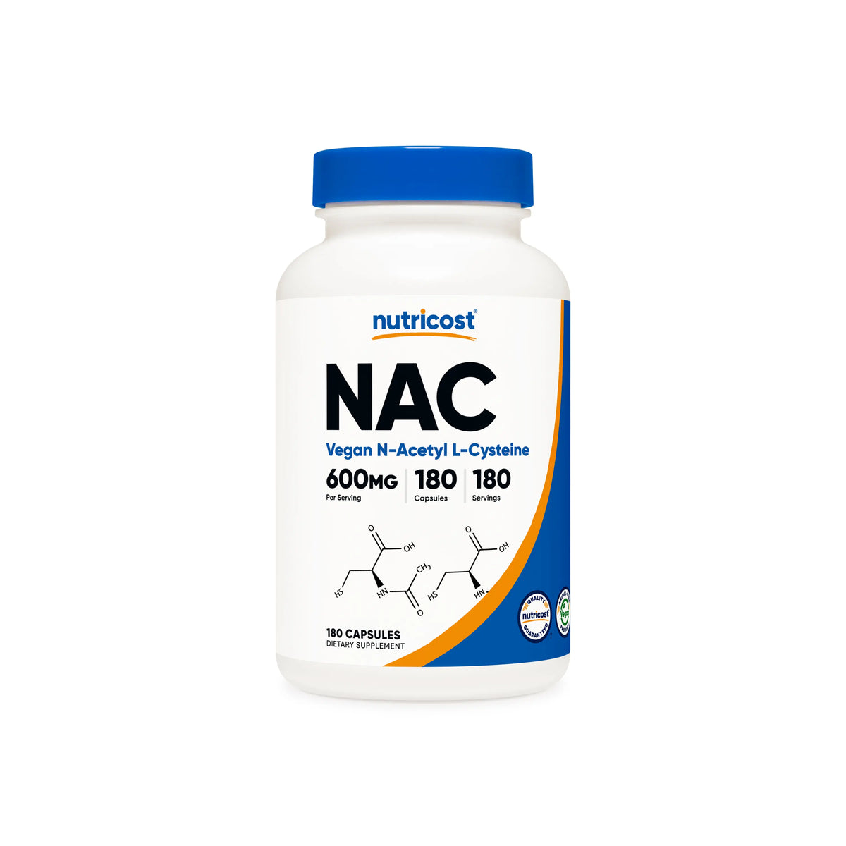 Nutricost N-Acetyl L-Cysteine (NAC) Supplement Capsules