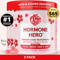 Peach Perfect Inositol Multivitamin 3 Pack Capsules - Peach Perfect Myo-Inositol, D-Chiro Inositol, Omega 3 Fitness Healthcare