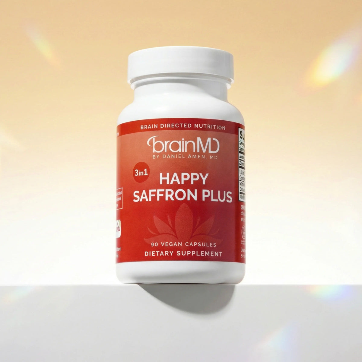 BrainMD - Happy Saffron Plus by Doc Amen | #1 formula for a healthier, happier you - free from gluten, dairy, and eggs
