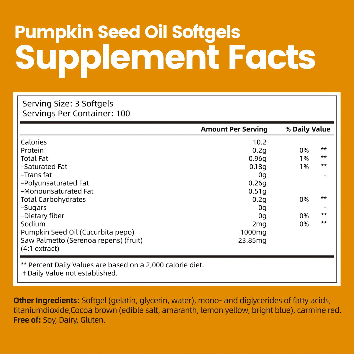 Natural pumpkin seed oil and saw palmetto softgel 1000mg high content plant esters 300 capsules  mothersdaygift SummerVibes