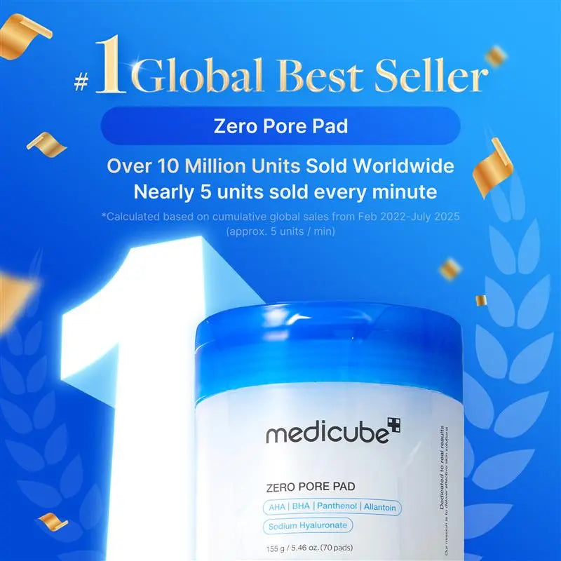 [medicube] Zero Pore Pads (AHA + BHA) |  Korean No.1 Viral Toner Pads