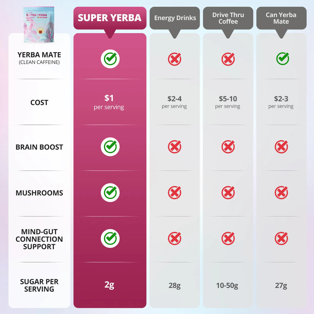 ZOOONE Super Yerba | Yerba Mate Instant Drink Powder |  RASPBERRY LEMONADE Flavor | 30 Servings