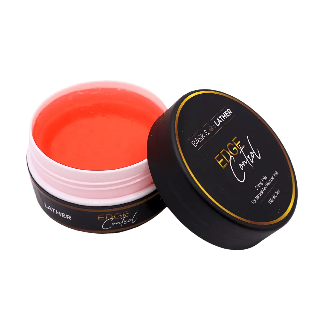 STRONG HOLD- THICK EDGES- EDGE CONTROL BASK AND LATHER Gel Haircare strong  edge