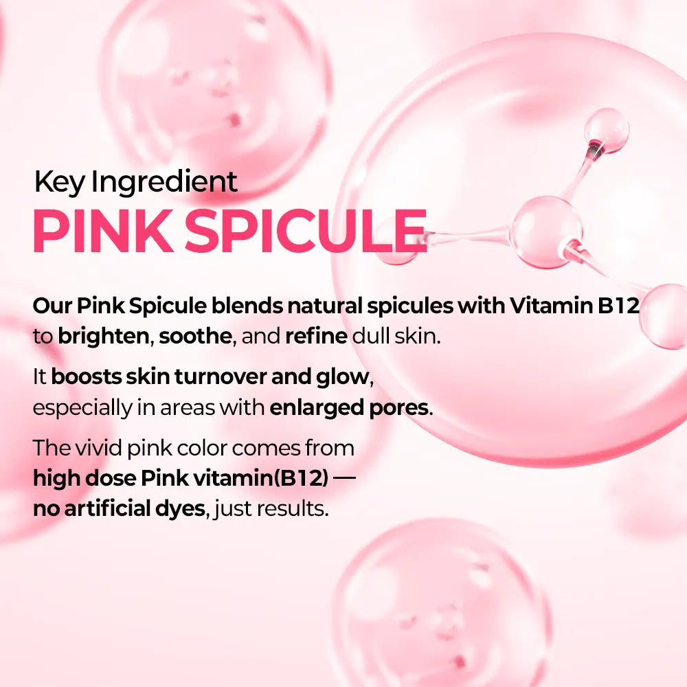 [Dr.Melaxin Official] Cyano Pink Spicule Serum | Pore tightening, Brightening, Moisturizing, Wrinkles | Korean Cosmetics | 1.01 fl.oz.