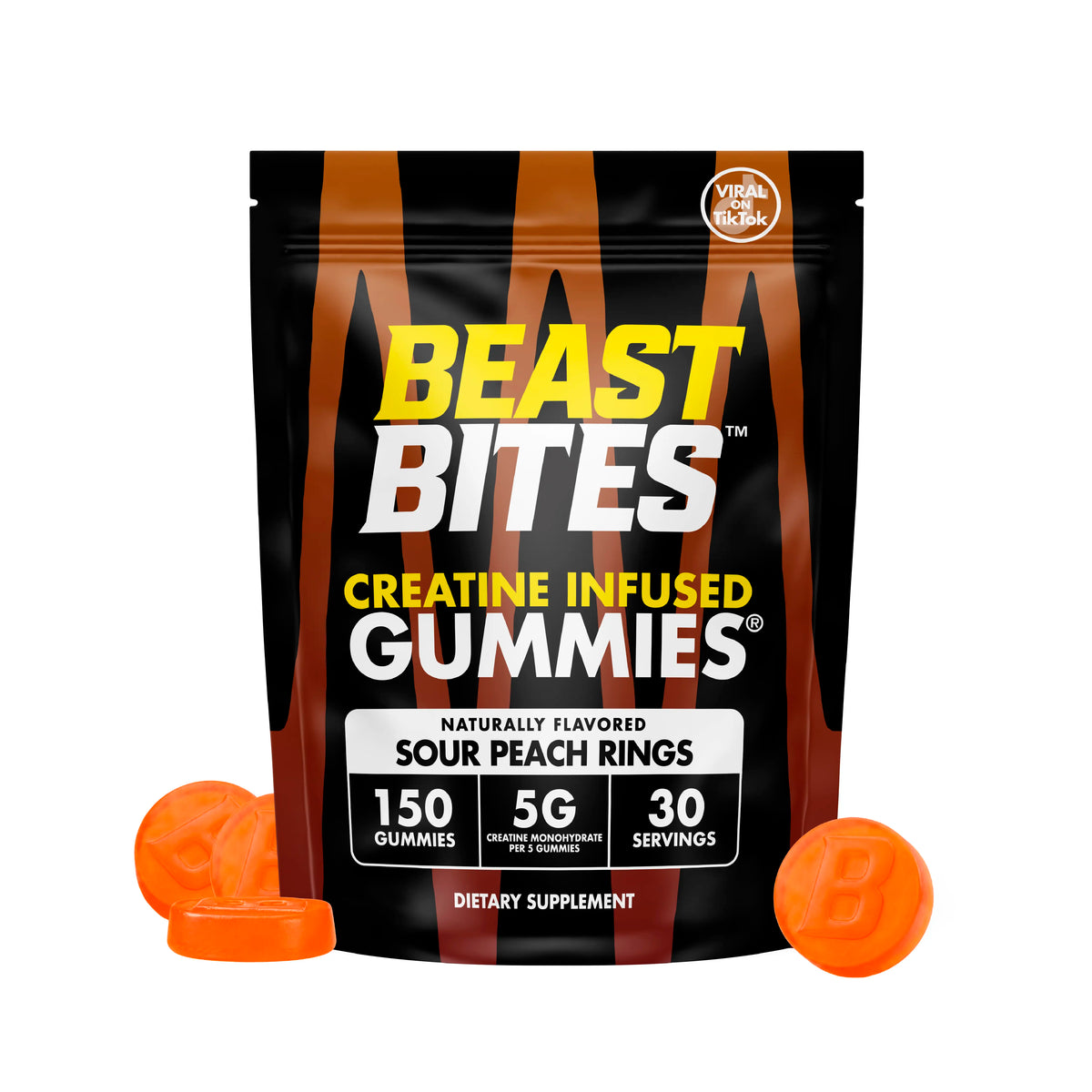 Creatine Infused Gummies - Beast Bites (NSF Certified for Sport)