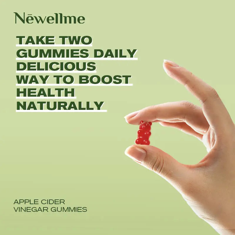 Apple Cider Vinegar Gummy VitaminsCount - Vitamin B12, Gelatin-Free, Gluten-Free, Vegan & Non-GMO,ACV Supplement | Apple Flavor Optimum Edible Dietary Fitness