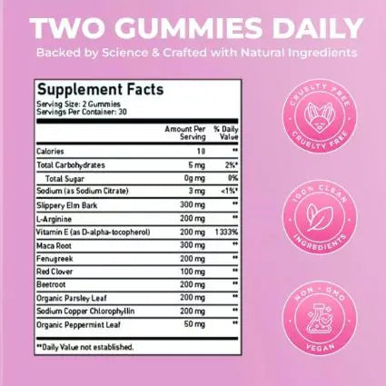 Pheromone Gummies - Enhances Your Natural Pheromones From Within - 60 Count Mixed Berry Flavor | Feminine Gummies | probiotic for women | Non-Gmo