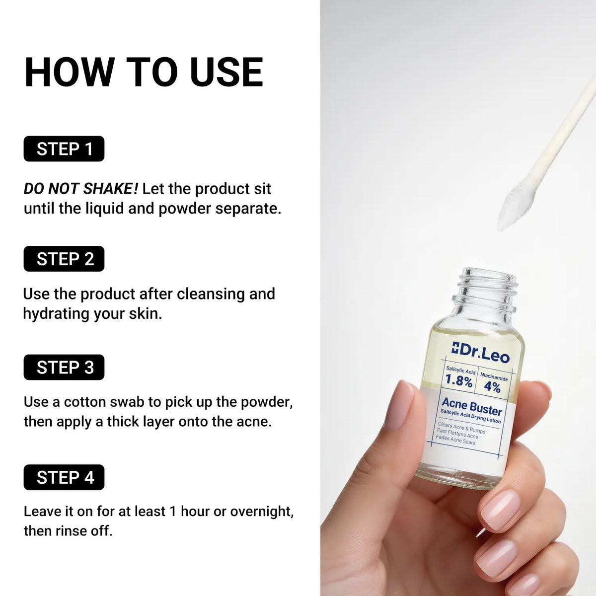 Dr.Leo Drying Lotion | Pimple Treatment & Body Acne Treatment | Visibly Shrinks Pimples in 24 Hours & Helps Fade Acne Marks in 7 Days | With 1.8%25 Encapsulated Salicylic Acid, 4%25 Niacinamide & 10%25 Sulfur (20ml) #mothersdaygift #Summervibes