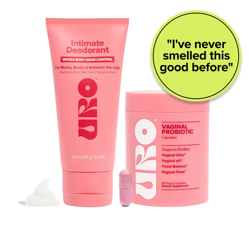Always Fresh Kit: URO Women's Probiotics & URO Whole Body Deodorant by O Positiv Health