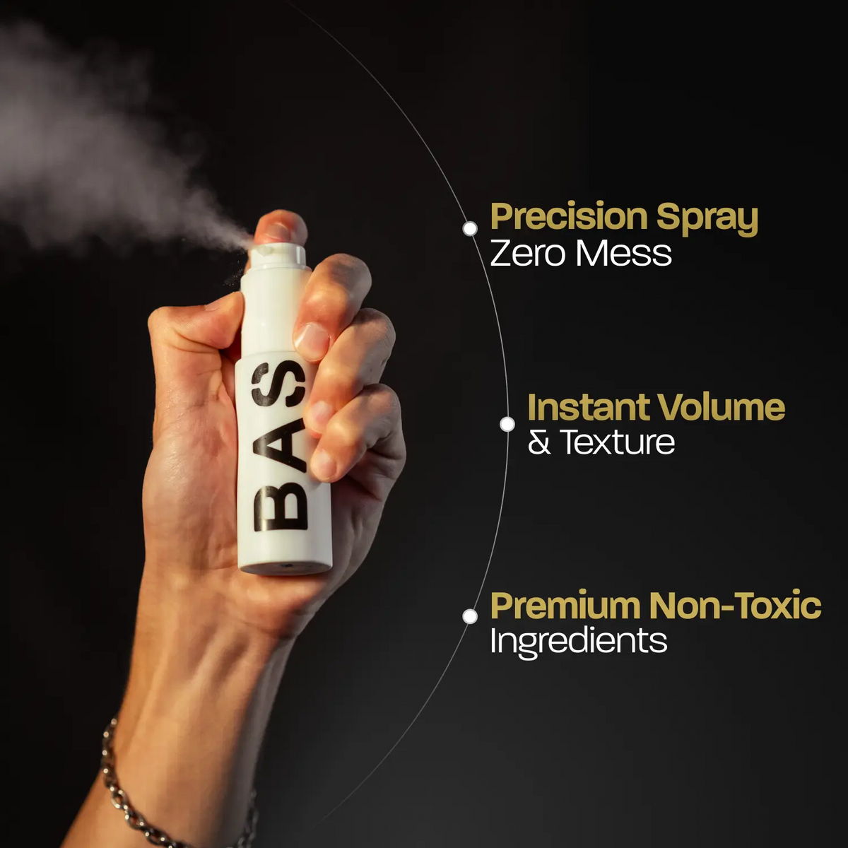 BASED Hair Texture Powder | Instant Volume & Texture | Lightweight, Matte Finish | Simple, Effective, BASED.