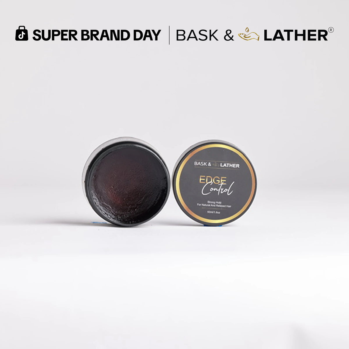 STRONG HOLD- THICK EDGES- EDGE CONTROL BASK AND LATHER Gel Haircare strong  edge