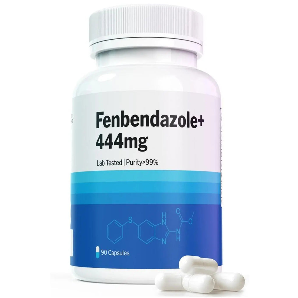 Fenben Fenbendazole 444mg 90 Count 99%25 Purity Lab Tested Supplement for Dietary Fitness