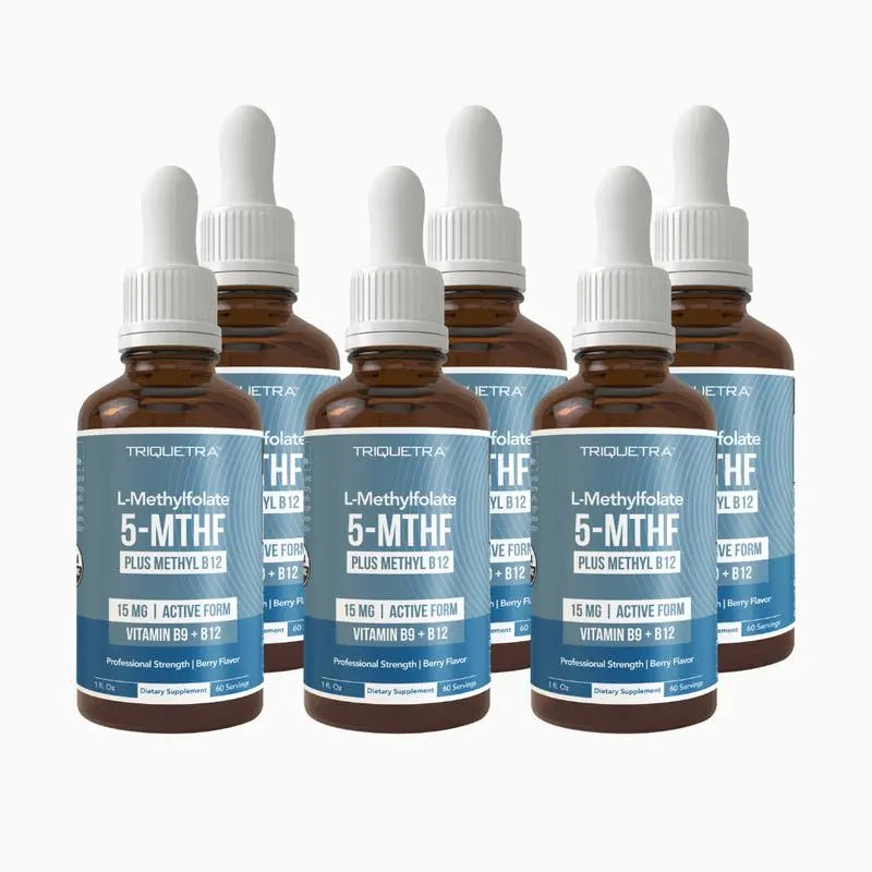 L Methyl Folate 15mg + B12 Cofactor – Organic, Berry Flavor, Professional Strength, Liquid Active 5-MTHF Form, Supports Mood, Methylation, & Cognition fitness dietary