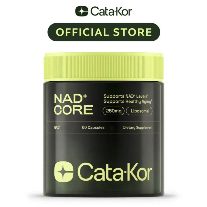 Cata-Kor NAD+ Advanced 500mg - NAD+ Supplement for Energy & Healthy Aging - 60 Count (30 Day Supply) - Previously known as Reus Research NR 900