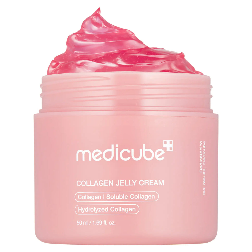 [medicube] Collagen Niacinamide Jelly Cream (Hydrolyzed Collagen + Niacinamide) Instant Glow Booster l Facial Moisturizer