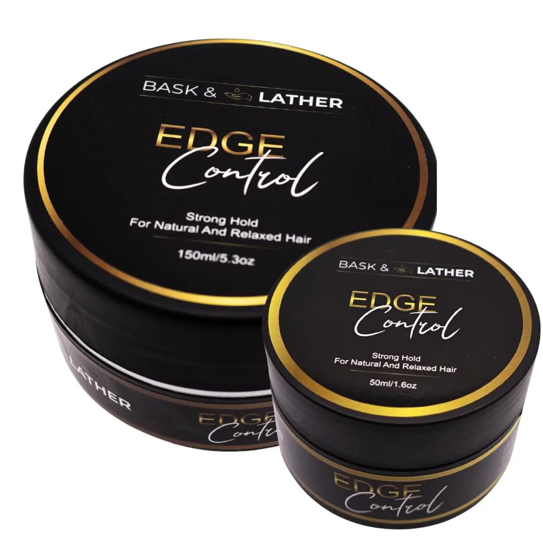 STRONG HOLD- THICK EDGES- EDGE CONTROL BASK AND LATHER Gel Haircare strong  edge