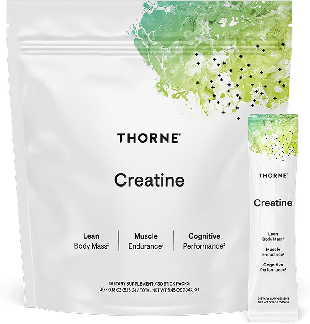 THORNE Creatine, Micronized Creatine Monohydrate Powder, 90 Servings
