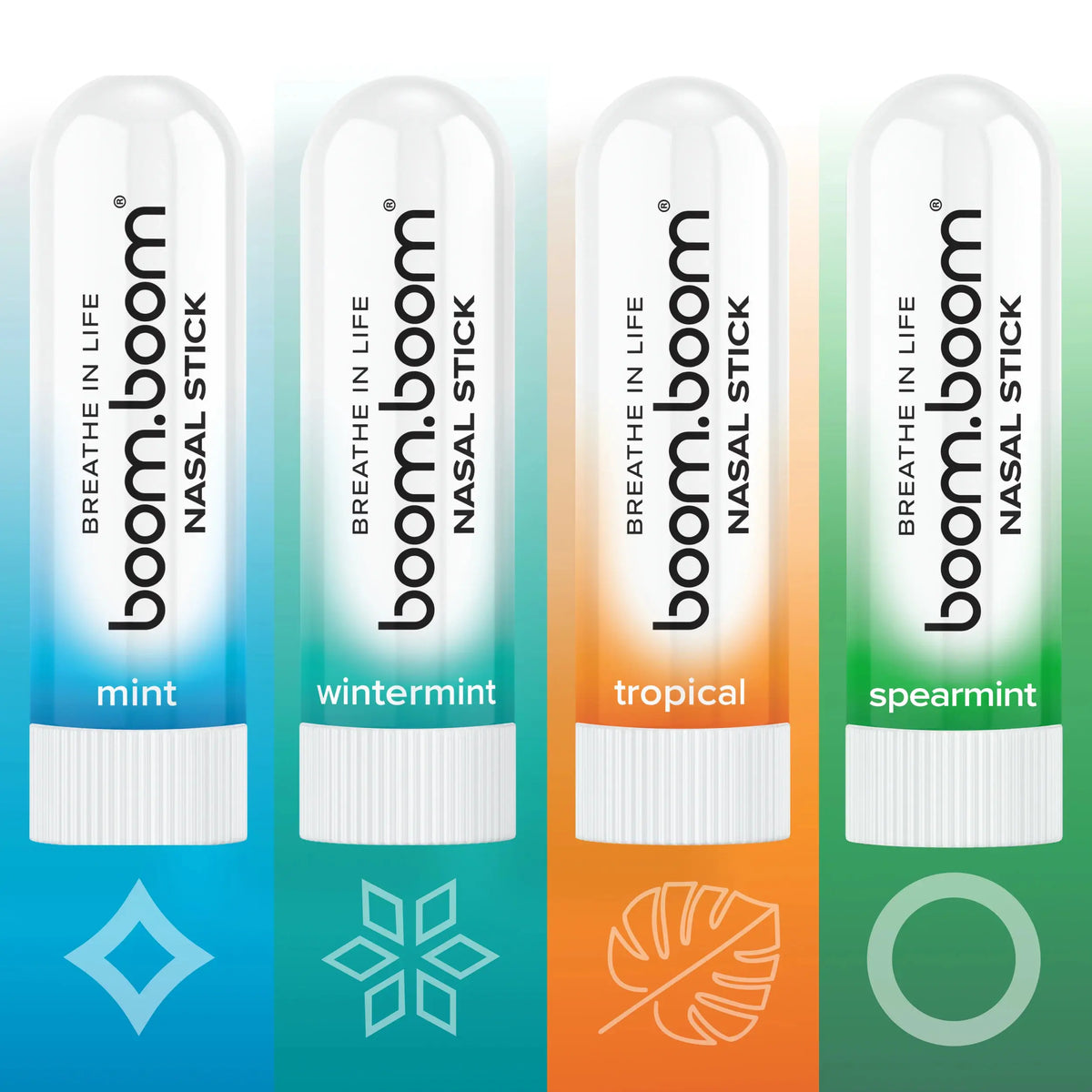 BoomBoom Nasal Stick: Free Your Nose | Featured on Shark Tank | Powerful Essential Oils with Vapor Flow Technology | Breathe In Life