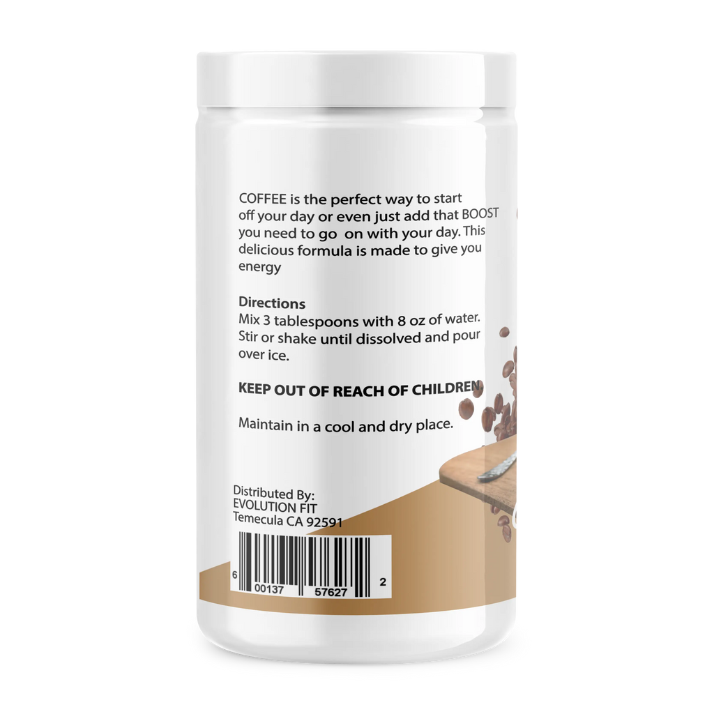Evolution Coffee Cappuccino Flavor Beverage Creamy with L-Carnitine a Dietary Supplement Product