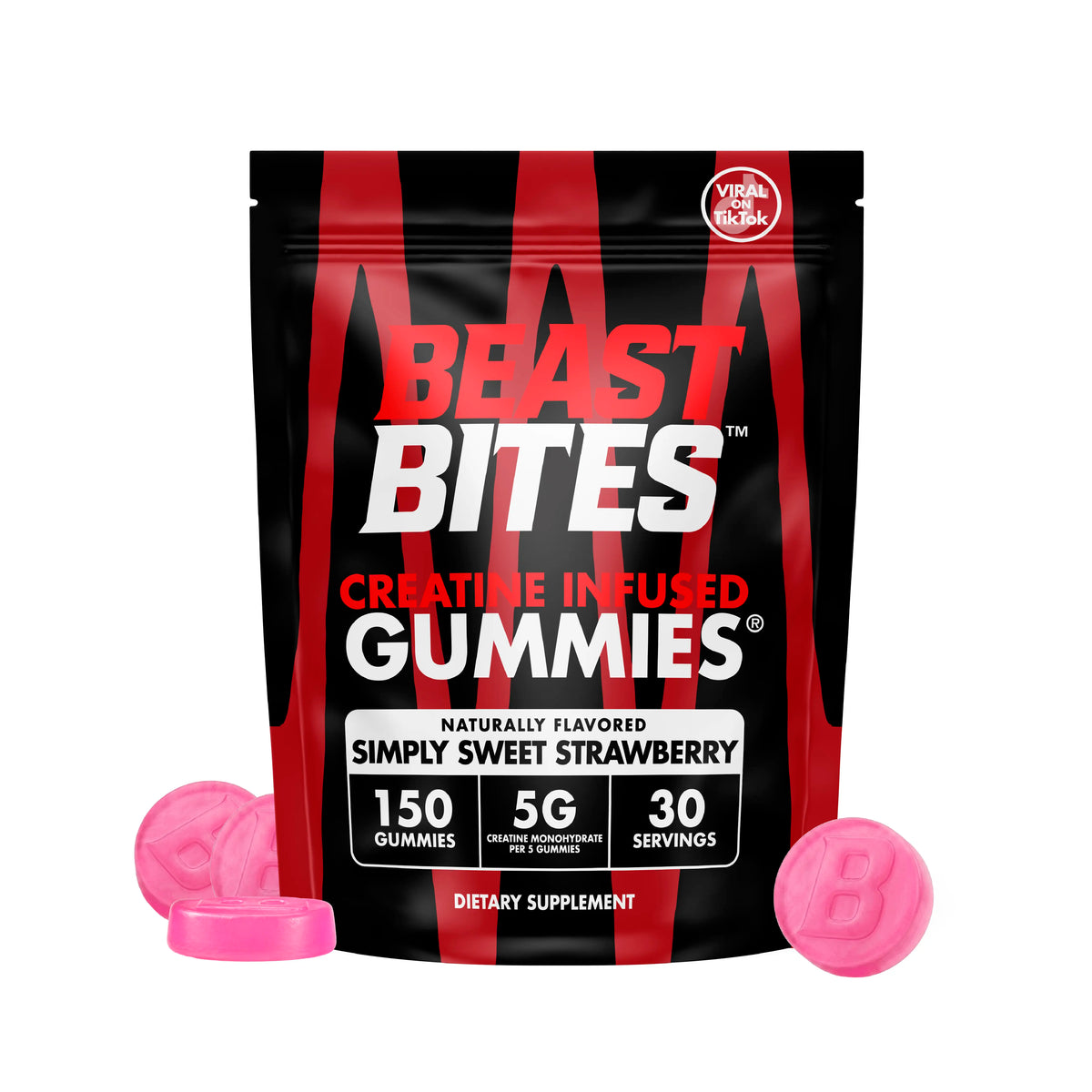 Creatine Infused Gummies - Beast Bites (NSF Certified for Sport)