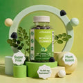 Vitamatic Sugar-Free Moringa Gummies - 60 Pectin-Based Gummies - Essential Minerals Supplement - Clean Fitness - Multicolor Flavors - Non-GMO & Gluten-Free - Natural & Vegan Dietary
