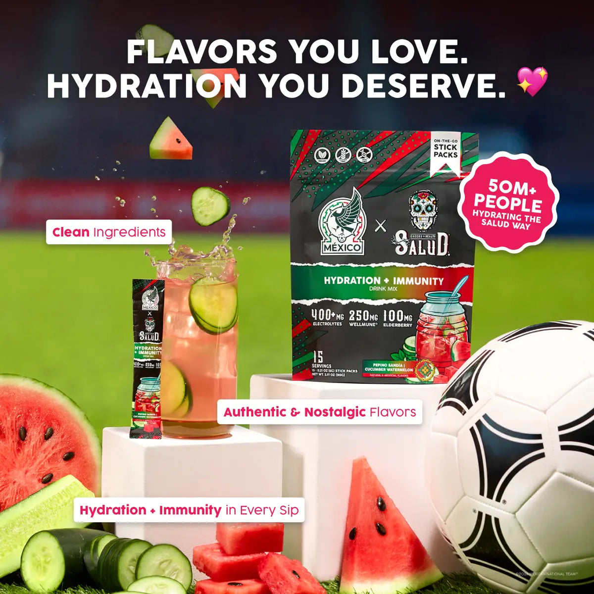 2-in-1 [Hydration + Immunity] Electrolytes, Immune Support, Dairy & Soy Free - 400mg Electrolytes, 250mg Wellmune, 100mg Elderberry - Healthcare, Vitamin (15 Servings), Coconut, Sugar