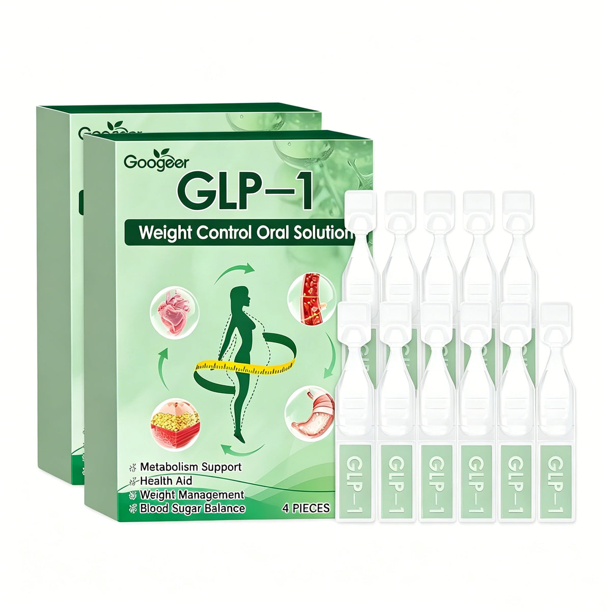 Natural Supplement, Liquid DropswithANaturalPlantExtracts, Gut & Digestivemmune &Energy Support,4Vials perBox. Dietary Healthcare