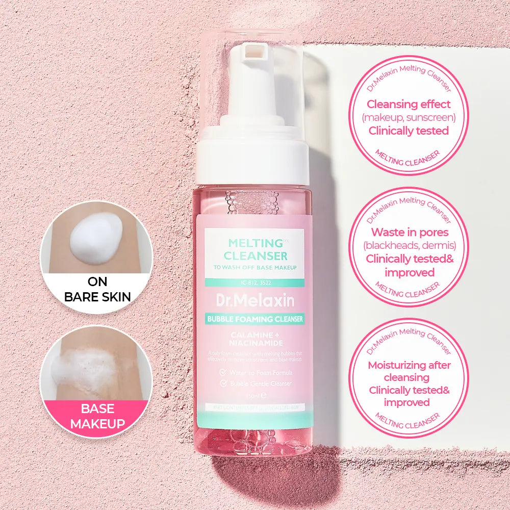 Melting Cleanse Hypoallergenic Makeup remover with Quick Bubble, Deep Pore Cleansing for all skin type, 150ml