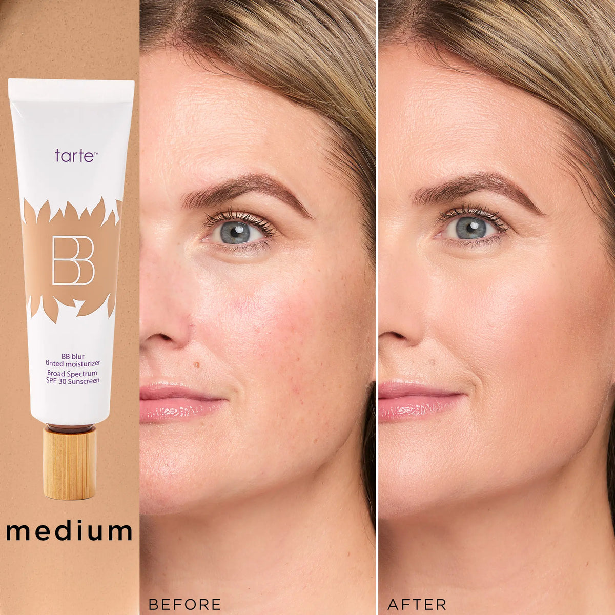 tarte BB blur tinted moisturizer SPF 30 - instantly brightens, hydrates & smooths your skin
