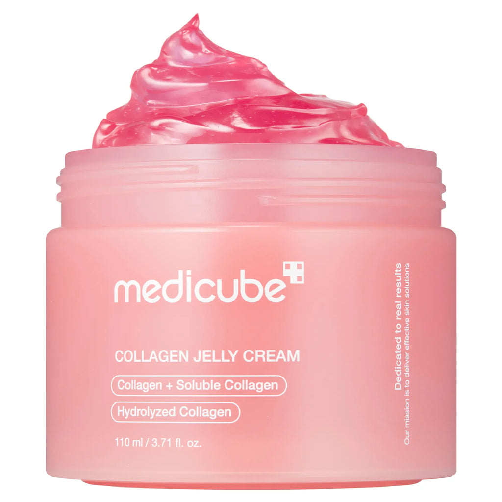 [medicube] Collagen Niacinamide Jelly Cream (Hydrolyzed Collagen + Niacinamide) Instant Glow Booster l Facial Moisturizer