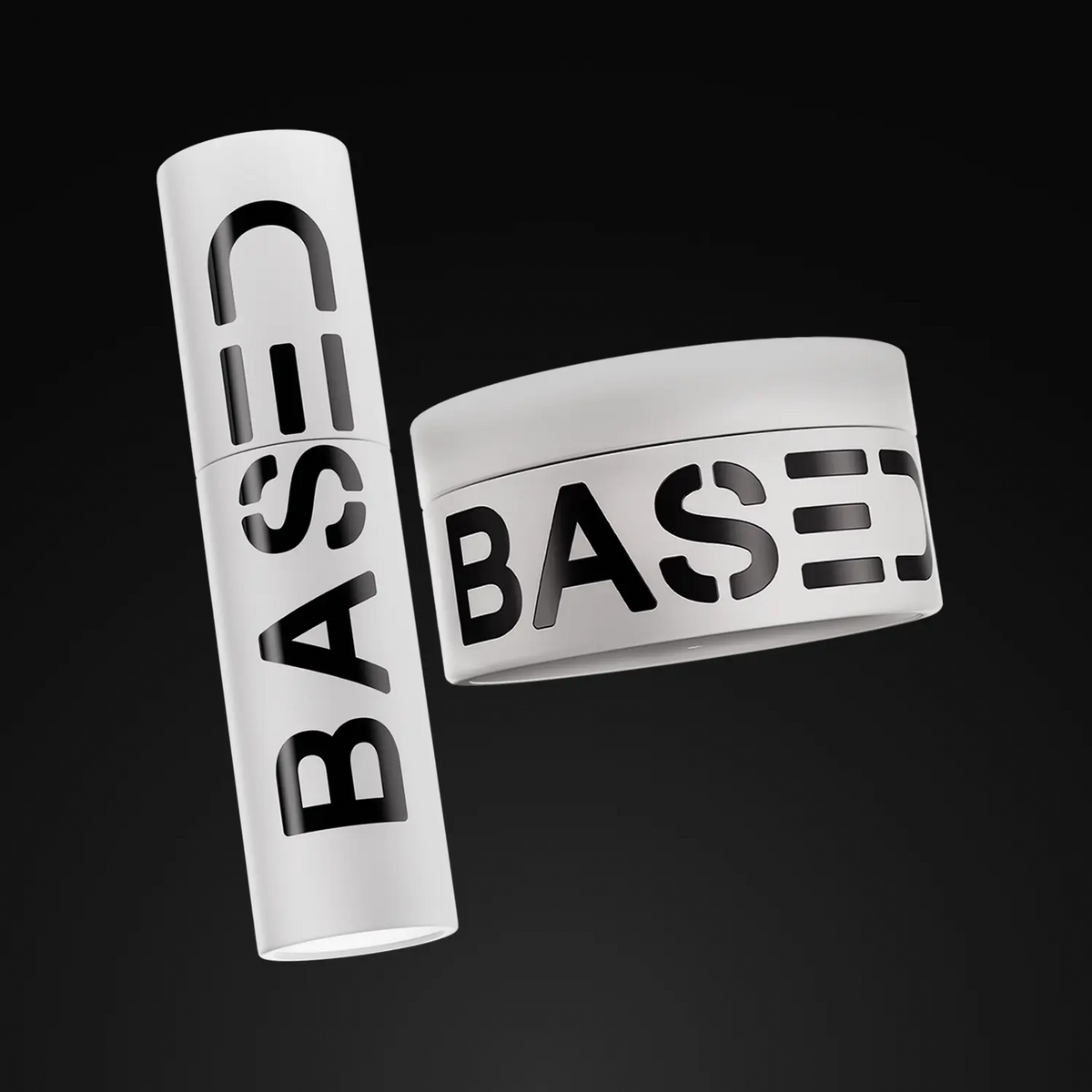 BASED Hair Clay - Strong Hold Matte Finish 3oz Jar Shea Butter Beeswax Essential Clays