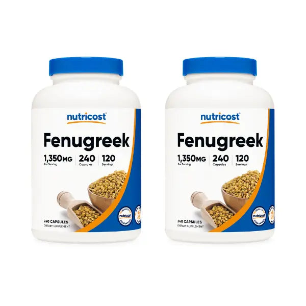 Nutricost Fenugreek Capsules Supplement - 240 Capsules