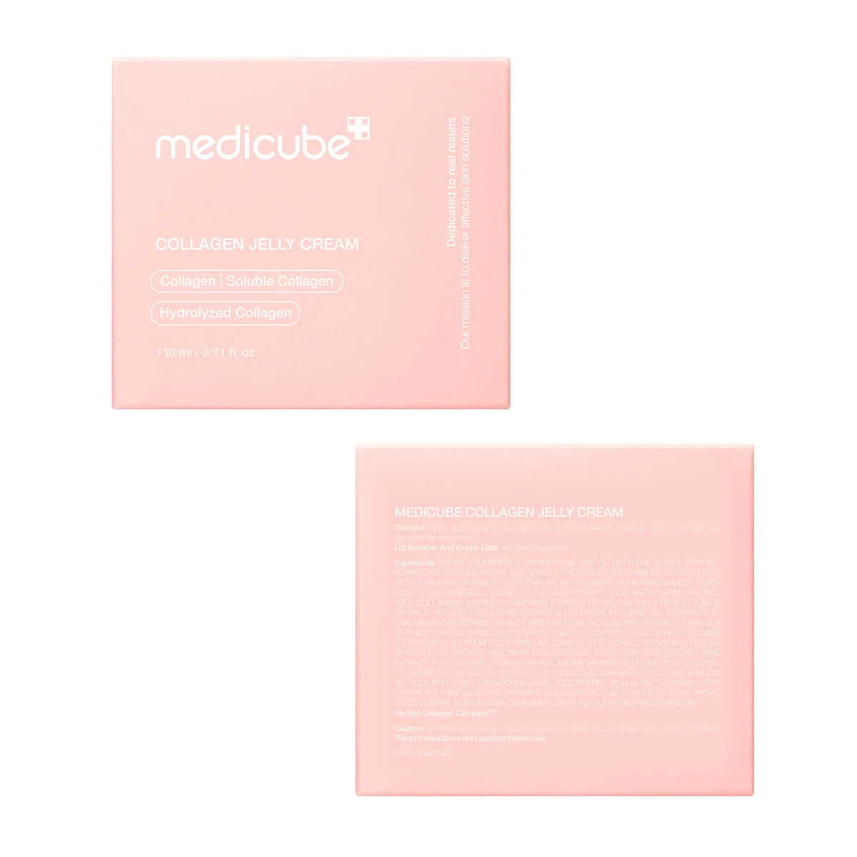 [medicube] Collagen Niacinamide Jelly Cream (Hydrolyzed Collagen + Niacinamide) Instant Glow Booster l Facial Moisturizer