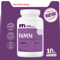 Micro Ingredients NMN Complex 1,000mg Per Serving, 10-1 Complex, Zero Filler, Pure NMN 500mg with Vitamin C, Resveratrol, CoQ10, TMG, Quercetin, & Glutathione | NAD+ Supplement Precursor