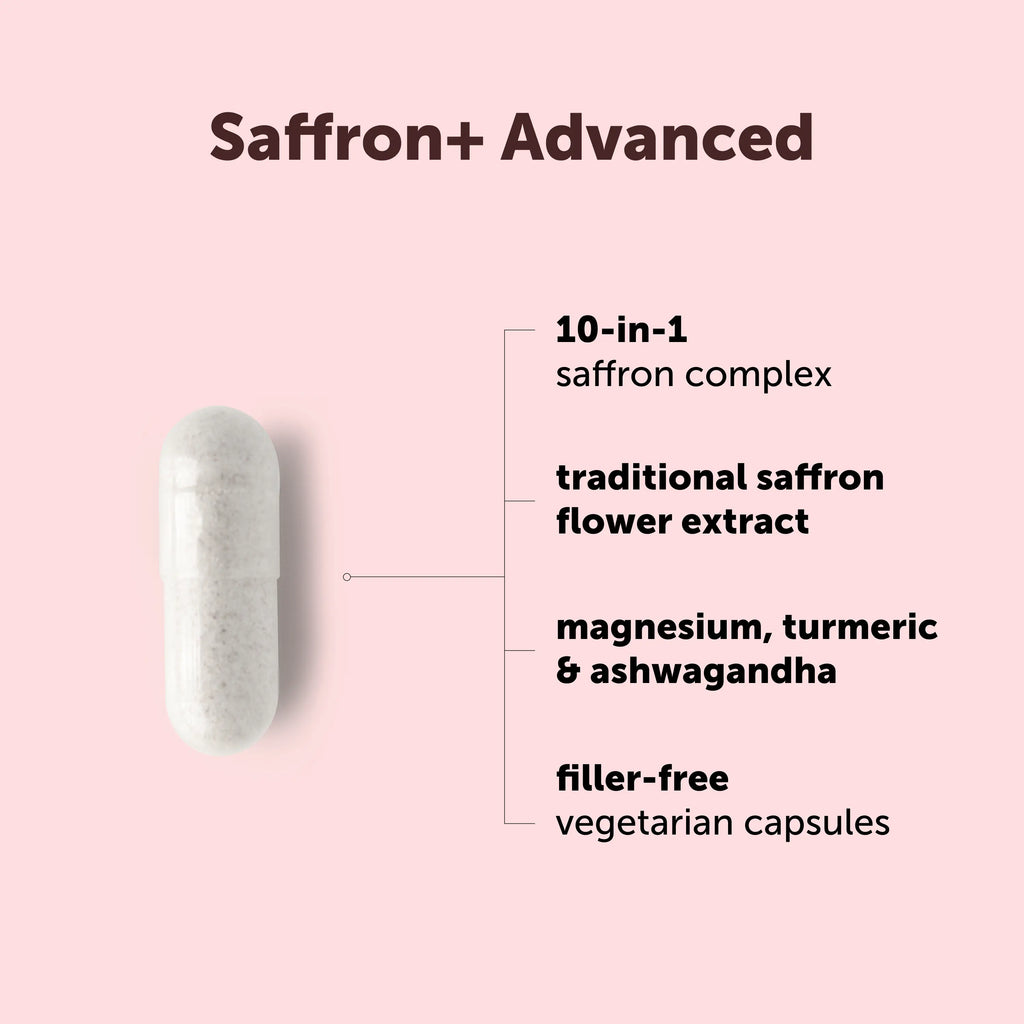 Micro Ingredients Saffron+ Advanced Supplements Veggie Capsules