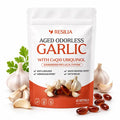 Odorless Aged Garlic Extract 600mg Softgels with CoQ10 (Ubiquinol) & Vitamin K2 (MK-7), 20-Month Aged Garlic Formula for Heart & Circulation Support, 60 Softgels