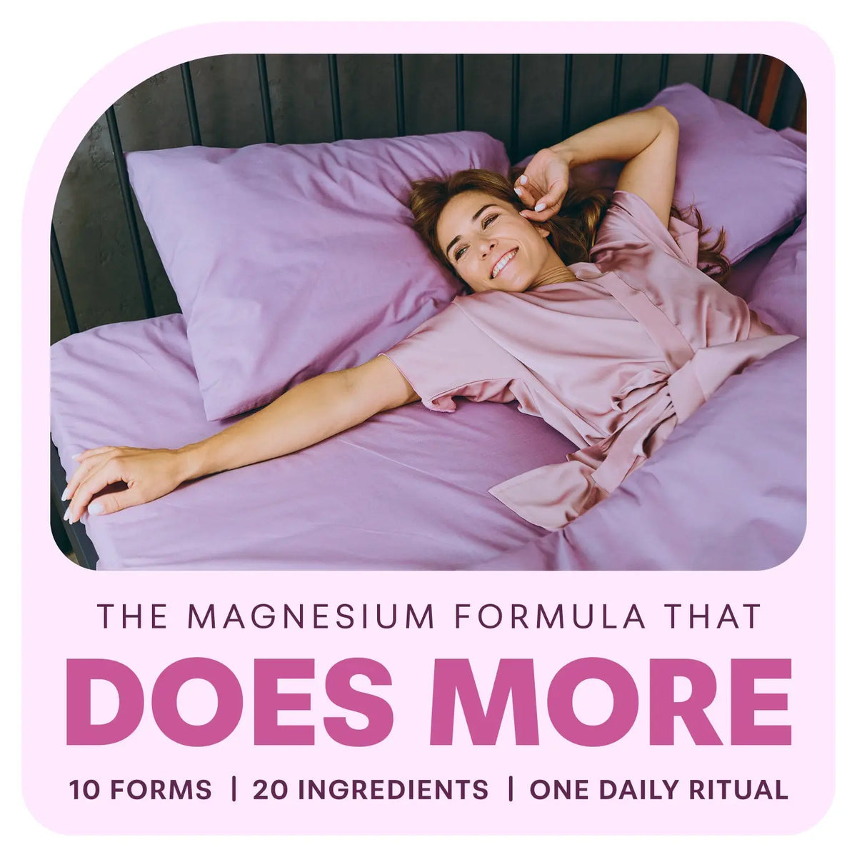 Magnesium Complex for Women, 240 Vegetarian Capsules | 20-in-1 Formula - Magnesium Blend with Vitamin D3, K2, Ashwagandha & More | Filler Free, Non-GMO