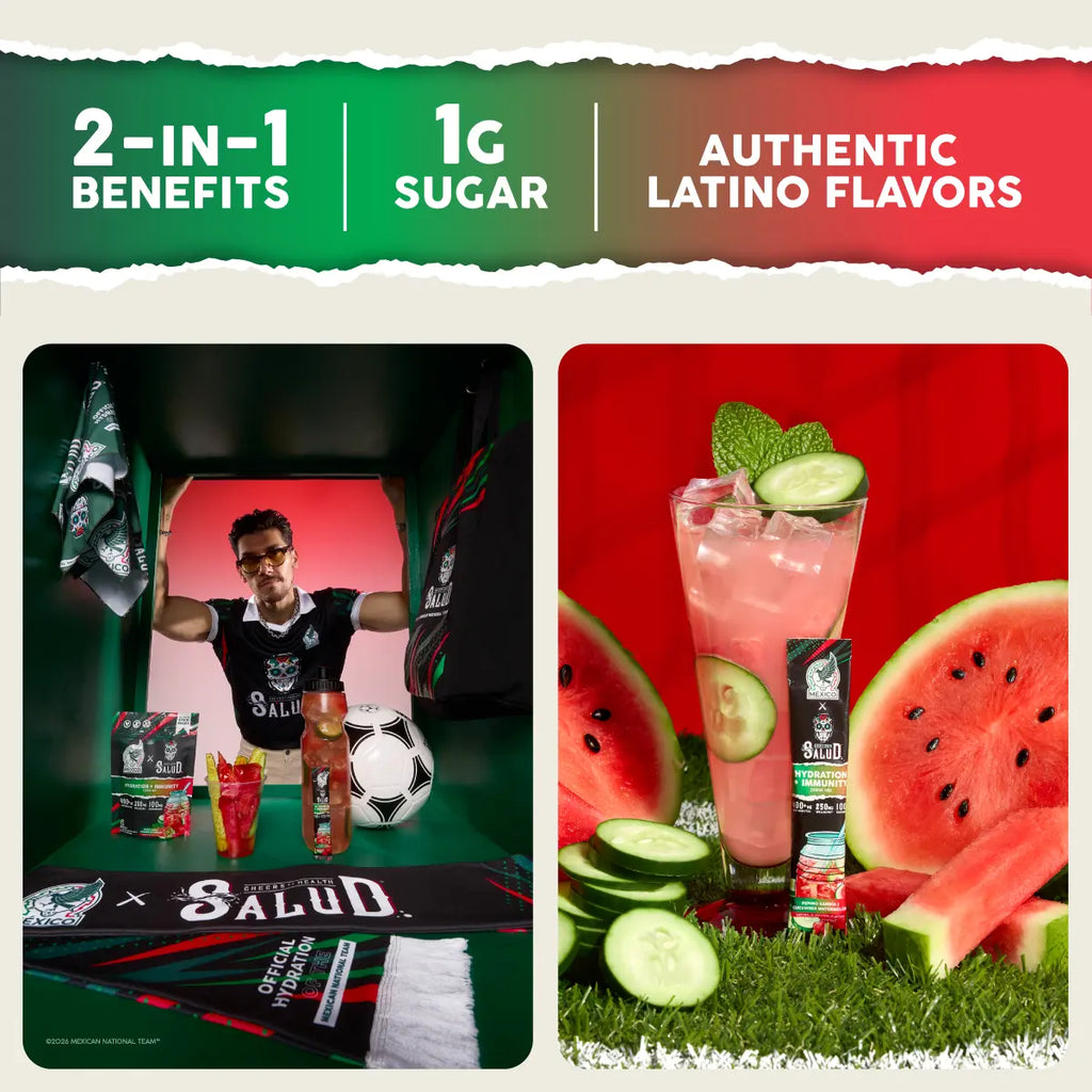 2-in-1 [Hydration + Immunity] Electrolytes, Immune Support, Dairy & Soy Free - 400mg Electrolytes, 250mg Wellmune, 100mg Elderberry - Healthcare, Vitamin (15 Servings), Coconut, Sugar