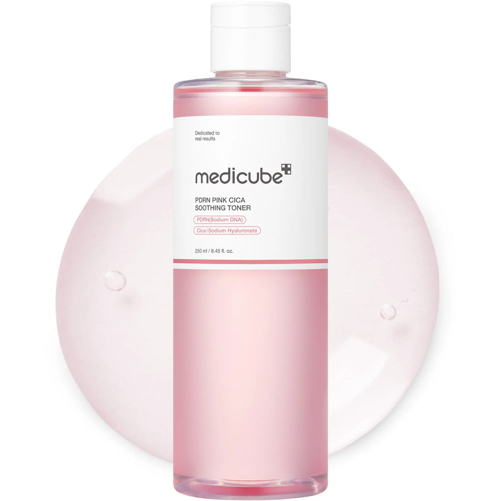 [medicube] PDRN Pink Cica Soothing Toner I Pink Glow Toner I Salmon DNA, Salmon PDRN, Hydrating, Moisturizing, Uneven Tone, Korean Skincare