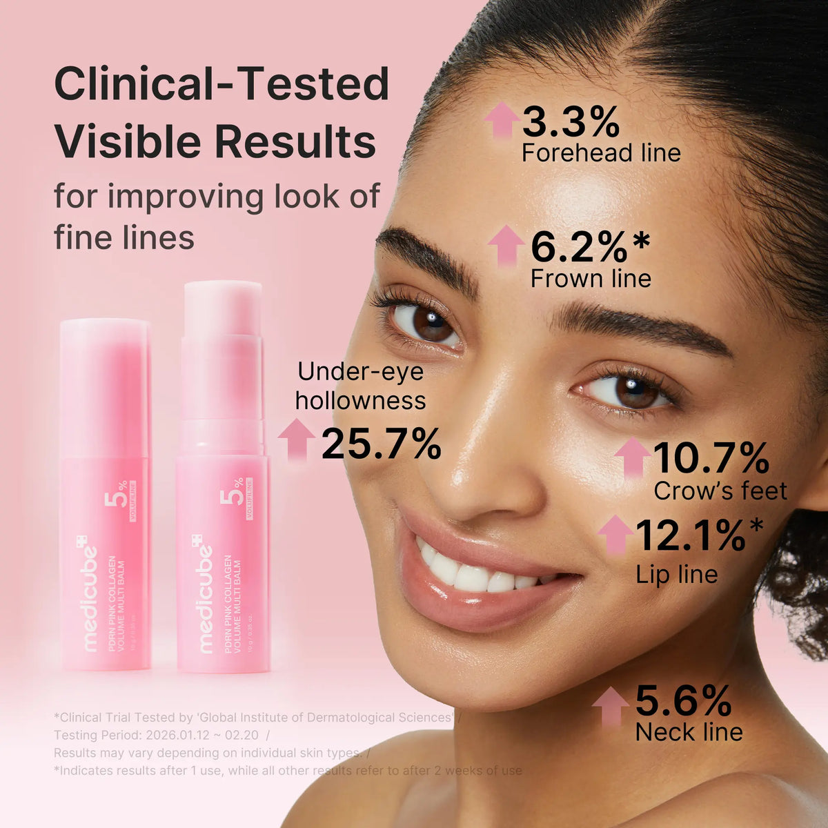 [NEW] PDRN Pink Collagen Volume Multi Balm | All In One Volufiline, PDRN, NAD Stick for Youthful-Looking, Helping Look of Fine Lines, Firming Care, Anti-Aging Care | For Under-Eyes, Neck, Forehead, Smile Lines, Lip Care | Korean Skincare
