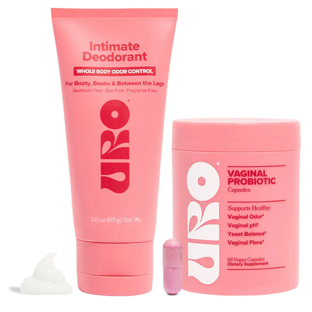 Always Fresh Kit: URO Women's Probiotics & URO Whole Body Deodorant by O Positiv Health