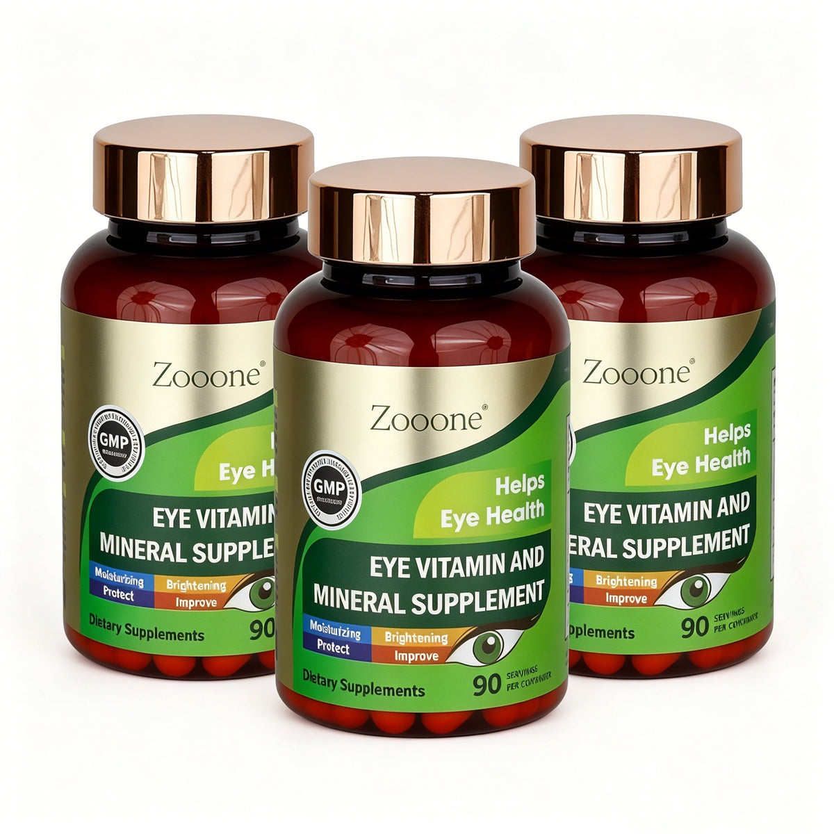 Zooone-Lutein 180 mg with Zeaxanthin tosupport eye health, 90 tablets