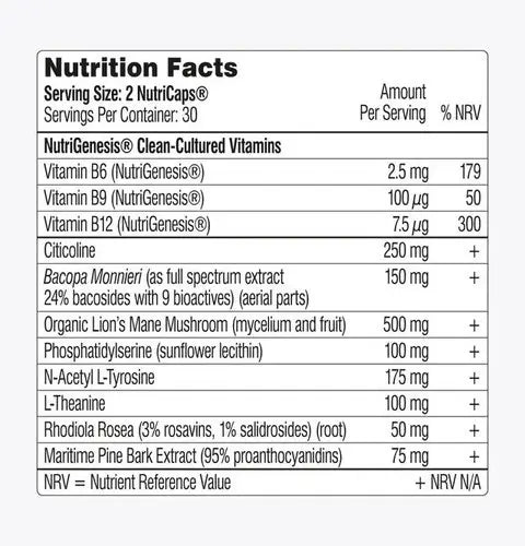 Mind Lab Pro Universal Nootropic Supplement - 60 Capsules