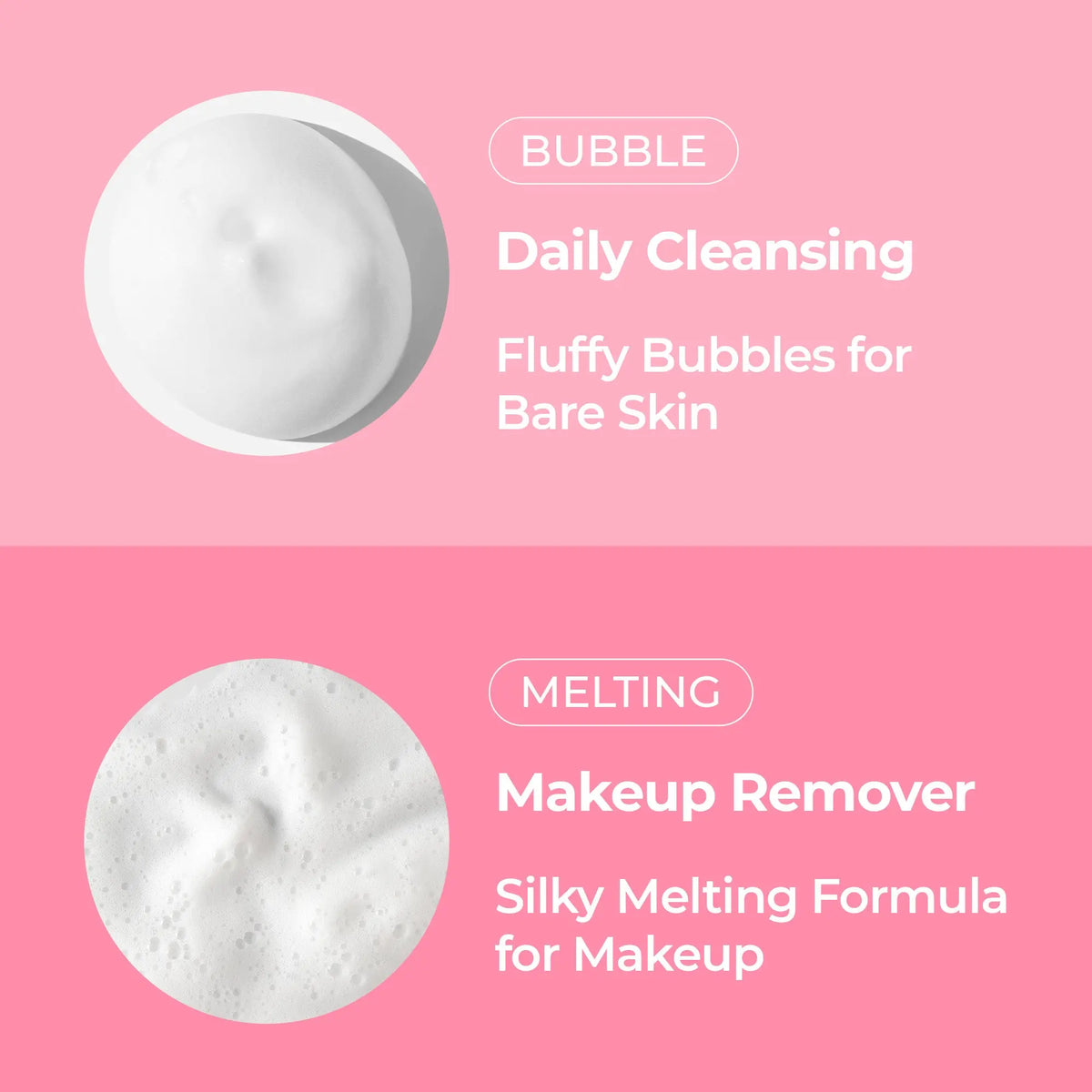 Melting Cleanse Hypoallergenic Makeup remover with Quick Bubble, Deep Pore Cleansing for all skin type, 150ml