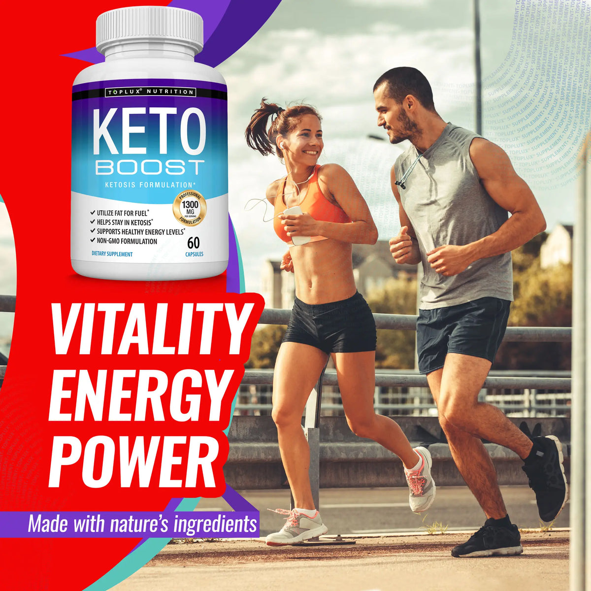 Keto Boost Supplement Ketogenic Formula with Raspberry Ketones, Green Tea Extract and more