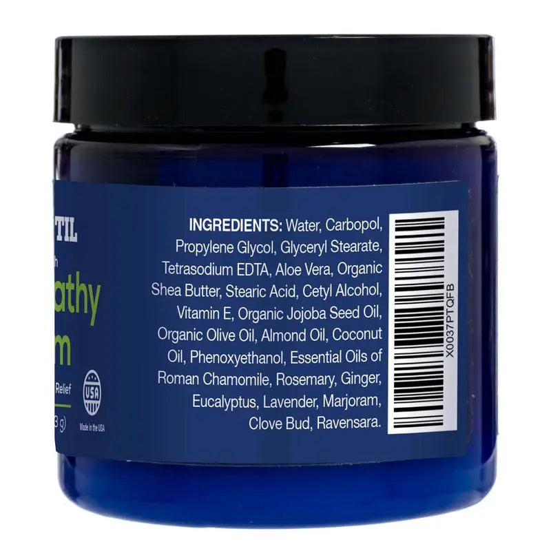 Migrastil Neuropathy Cream - Soothing Cream for Feet, Legs, Hands, Etc. Aloe Shea Butter Gentle Clove Moisturizing Body Care Daily. HSA/FSA Eligible
