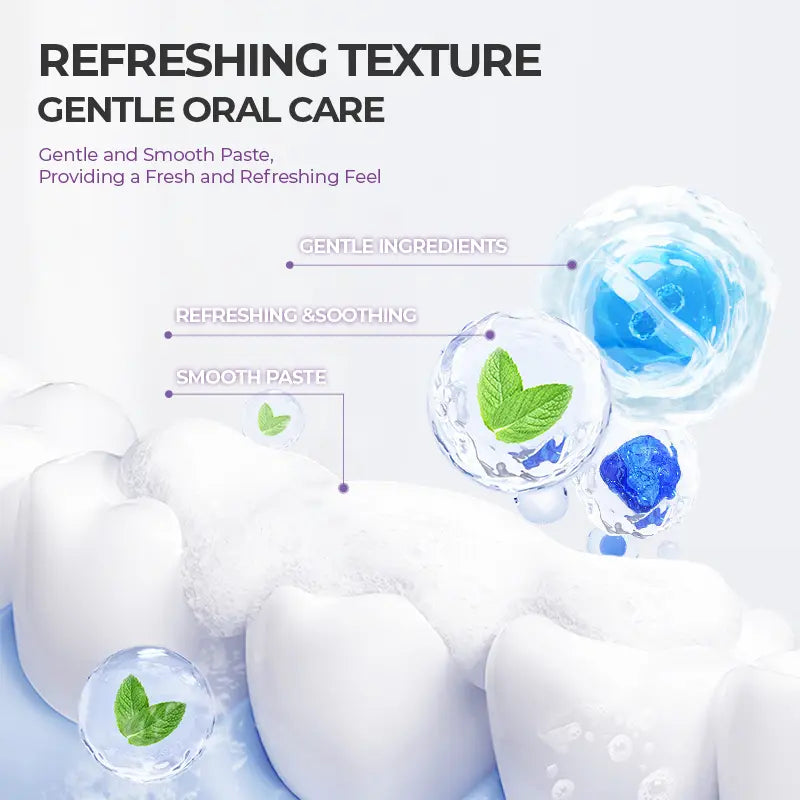 Kreain Nature Tooth Refresh Toothpaste for Fresh Breath Natural Ingredients Gentle Care Whitening Helps Repair Stains Eliminate Stains.
